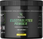 Electrolytes Powder 350g | Vegan | Sugar, Calcium & Artificial Flavour Free | Keto Electrolytes, Paleo Hydration | 1000mg Sodium, 200mg Potassium & 60mg Magnesium | 50 Servings | Lemon - Image 2
