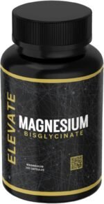 Elevate Supplements Magnesium Bisglycinate, 120 Capsules | High Absorption Supplement to Support Sleep & Energy | Promotes Bone, Muscle, Heart & Nervous System Health & Wellness | 2 Month Supply - Image 2