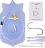 Enema Bag Kit BPA Free, Enema Bag Kit for Colon Cleansing, Non-Toxic Silicone Enema Bag Kit, Home Enema Colonic Irrigation Kit Bag, Reusable Coffee & Water Colon Cleansing/Detox Enemas (2 L) - Image 2