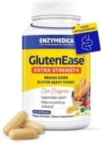 Enzymedica, GlutenEase Extra Strength, Gluten Digestive Support, 60 Capsules, Vegan, Soy-Free - Image 2