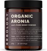 Erbology Organic Aronia Berry Powder 90g - 30 Servings - Supports Skin Health - Rich in Anthocyanins - Sustainably Sourced Straight from Farm - Small Batch - Vegan - GMO-Free - Image 2