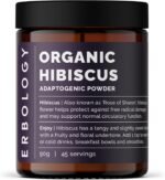 Erbology Organic Hibiscus Powder 90g - 45 Servings - Destress - Sustainably Sourced Straight from Farm in India - Small Batch - Vegan - GMO-Free - Image 2