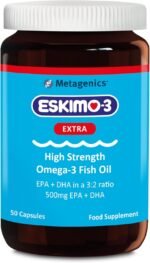 Eskimo-3 Extra High Strength Omega-3 Fish Oil by Metagenics - 500mg Essential Fatty Acids EPA & DHA - 50 Capsules - Image 2