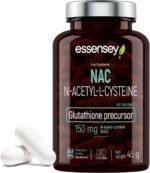 Essensey NAC N-Acetylo - Amino Acid L-Cysteine 150mg Capsules - Premium Liver Health Support with Glutathione Precursor - Natural Detox Formula - 90 Vegetarian Capsules - Image 2