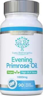 Evening Primrose Oil 1000mg 90 Capsules - Vegan & Cold Pressed - Premium High GLA Formulation - No GMOs - UK Made Vegan Soft Gels - Image 2