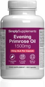 Evening Primrose Oil 1500mg | 180 Capsules | Cold Pressed Soft Gel Capsules | Contains Rich Concentrations of Gamma Linolenic Acid (GLA) - Image 2