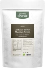 Everyday Superfood Organic Cordyceps Sinensis Mushroom Powder 100g, Ideal for Coffee and Tea and Mushroom Blends - Image 2