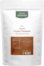 Everyday Superfood Organic Ground Ceylon Cinnamon 190g, True Cinnamon Powder Premium Sri Lankan - Image 2