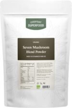 Everyday Superfood Organic Seven Mushroom Blend Powder 100g, 7 Mushrooms Including Lion's Mane, Suitable for Cooking and Coffee Drinks - Image 2