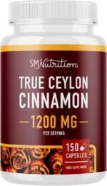 Extra Strength Ceylon Cinnamon | 1200mg | Sugar Control Support | True Sri Lanka Ceylon Cinnamon Powder Capsules | Cinnamon Supplement with 1000mg Plus | Vegetarian, Non-GMO | 150 Pills - Image 2