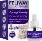 FELIWAY Optimum 30 Day Cat Calming Odourless Refill for Pheromone Diffuser, 48ml - Helps Solve Signs of Stress in Cats & Kittens, Veterinary Recommended, Drug-free, Clinically Proven - Image 2
