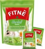 FITNE Green Tea Herbal Honey Lemon With Garcinia Senna Infusion Gentle Detox Cleanse High Antioxidant No Calories Stevia Sweetener, 30 Tea Bags - Image 2