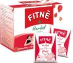 FITNE Strawberry Herbal Detox Tea Fruity Myrobalan Rhubard Senna Infusion Cleansing High Antioxidant No Calories Stevia Sweetener, 12 Tea Bags - Image 2