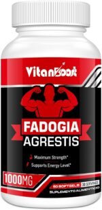 Fadogia Agrestis 1000mg with Ashwagandha & ZINC- Maximum Strength Fadogia Agrestis Extract Supplements - Drive, Athletic Performance & Muscle Mass - Gluten Free, Non-GMO, 60 Softgels - Image 2