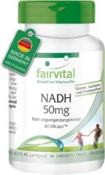 Fairvital | NADH 50mg - Vegan - HIGH Strength - 60 Capsules - Delayed Release Due to DRCaps - Image 2