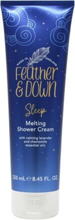 Feather & Down Sweet Dream Melting Shower Cream (250ml) - With Calming Lavender & Chamomile Essential Oils. Cruelty Free. Vegan Friendly. Natural Extracts. - Image 2