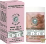 Female-Optimized Beef Organ Superfood Supplement - Beef Liver, Kidney, Heart,Uterus Tissue - Balance Hormones & Women's Overall Energy - Grass Fed, Pasture Raised - Natural Iron Supplement with Folate - Image 2