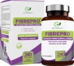FibrePro 1000mg - Fibre Supplement -240 Psyllium Husk Capsules | High Strength Fiber Supplement Enriched with Prebiotic Inulin, Aloe Vera & Flaxseed | Vegan, Non GMO| UK Made - 4 Month Supply - Image 2