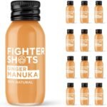 Fighter Shots Ginger Manuka Honey Shots (12x60ml) | Award Winning Fresh & Fiery Ginger Shots | Cold Pressed Ginger Root for Immune Support | Boosts Energy | 100% Natural | A Perfect Pick Me Up - Image 2
