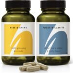Find Your Groove Set-Vegan Adaptogens Supplements.2 x60 Capsules in Refillable Jars. Rosemary, Holy Basil, Rhodiola Root,Lion's Mane, Red and White Ginseng, Reishi - Image 2