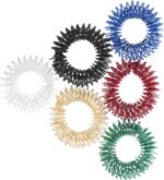 Finger Massage Rings Acupressure Tool for Stress Management and Focus Enhancement Spiky Sensory Hand Fidget Toy for Boys and Girls and Adults with Attention Disorders, 1.1 Inch - Image 2