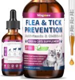 Flea Support for Dog and Cat, Natural Oral Flea Supplement Drops with Multivitamin Omega-3 for Pets - Supports Healthy Skin & Coat - Flea Herbal Drops All Breeds and Sizes - Bacon - Image 2