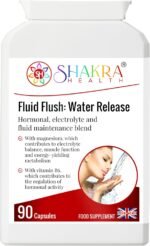 Fluid Flush | Natural & Gentle Water Release Tablets, 90 Capsules. Hormonal, Electrolyte & Fluid Maintenance Blend. - Image 2