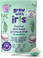 Fortified Dairy-Free Toddler Milk Alternative - Plant-Based Growing Up Drink for Kids 12 months+ Allergen Free, Vegan, with Calcium, Iodine, Vitamins C, D, B12 - Grow with Iris, 540g (18 servings) - Image 2
