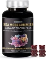 Fraction One Irish Sea Moss Gummies – 120 Gummies – 6000 mg per Serving, Enhanced with Burdock Root, Bladderwrack and Potassium Iodine – Sugar Free and Vegan, Improves Digestion – 60 Days Supply - Image 2