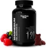Fraction One Magnesium Gummies - 120 Gummies - 60 Servings - 1100 mg Per Serving - Magnesium Citrate 1400mg - Glycinate 250mg - Malate 200mg - Oxide 150mg - Elemental Mg - Image 2