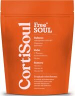Free Soul CortiSoul with KSM-66® Ashwagandha, L-theanine, Magnesium & Reishi Mushrooms | Nutrient-Rich Superfoods, Adaptogens & Vitamins | Vegan | 30 Servings | Tropical Twist Flavour - Image 2