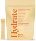 Free Soul Hydrate | Electrolyte Hydration Sachets | Zero Sugar | 30 Sachets | Advanced Electrolyte Powder with Sodium, Magnesium, Vitamin C | Citrus Salt Flavour - Image 2