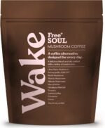 Free Soul Wake | Mushroom Coffee with Lion’s Mane & KSM-66 Ashwagandha | Advanced Functional Blend with Superfoods & Ayurvedic Herbs | 30 Servings - Image 2