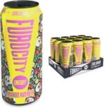 Furocity Sugar Free Energy Drink, Mango Mayhem, 157mg Caffeine, Low Calorie, Zero Sugar, High in Vitamins C, B6, B12, Taurine, Vegan, 12 x 500ml Cans - Image 2