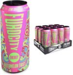 Furocity Sugar Free Energy Drink, Watermelon Twist, 157mg Caffeine, Low Calorie, Zero Sugar, High in Vitamins C, B6, B12, Taurine, Vegan, 12 x 500ml Cans - Image 2