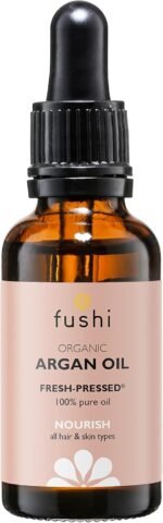 Fushi Organic Virgin Moroccan Argan Oil 30ml Unrefined Pure Natural Cold Pressed High Vitamin E For Frizzy Dry Damaged Hari & For Body and Face - Image 2