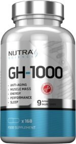 GH-1000 for Men Hormone Suport | Anti-Aging, Muscle Growth, Energy, Sleep | 168 Vegan Capsules Muscle Growth Supplements - Image 2