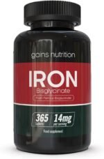 GN Iron Bisglycinate | 365 High Strength Iron Tablets (Ferrous Bisglycinate) - 14mg per Serving | Supplements for Women & Men | Non-GMO, Gluten & Allergen Free | Made in The UK - Image 2