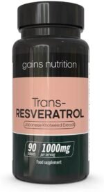 GN Resveratrol | 90 High Strength Supplements - 1000mg Trans-Resveratrol per Serving | 1000mg Tablets | Non-GMO, Gluten & Allergen Free | Made in The UK - Image 2