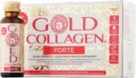 GOLD COLLAGEN Forte - Anti Wrinkle Collagen Supplements for Women & Men with Biotin, Vitamin C, Hyaluronic Acid, Marine Collagen for Hair Skin Nail - Antioxidant, Immune System Booster 1 Pack 10x50 ml - Image 2