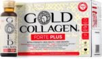 GOLD COLLAGEN New Forte Plus - Collagen Supplements for Women & Men with Biotin Hair Growth, Skin & Immune System Booster with 8g of Marine Collagen, Vitamin C & Hyaluronic Acid, 1 Pack 10x50ml - Image 2