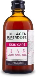 GOLD COLLAGEN Superdose Skin Care- Collagen Nutritional Supplements for Women & Men with Vitamin C, Biotin, Hyaluronic Acid, Zinc, Anti-Ageing Liquid for Hydrated Skin, Hair Growth, Strong Nails 300ml - Image 2