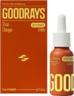 GOODRAYS CBD Oil, 500mg, High Strength CBD Zen Drops, Natural Sleep Stress and Anxiety Relief, Vegan, Unflavoured, Packaging May Vary - Image 2