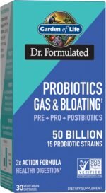 Garden of Life Dr Formulated Once Daily 3-in-1 Complete Prebiotics, Postbiotics & Probiotics for Women and Men - PRE + PRO + POSTBIOTIC Supplement for Gas & Bloating - 50 Billion CFU, 30 Day Supply - Image 2