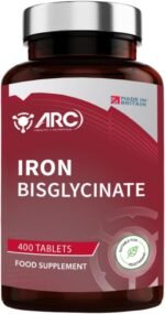 Gentle Iron Bisglycinate 28mg 400 Tablets High Strength - Vegan - Energy Tablets for Tiredness and Fatigue - High Absorption Iron Supplements for Women and Men - Image 2