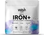 Gentle Iron Supplement for Women & Men, High Absorption, Non-Constipating Iron Capsule with Vitamin C, B12, Folic Acid, Boosts Energy, Supports Immunity & Blood Health, 120 Vegan Capsules - Image 2