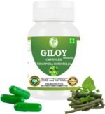 Giloy (Guduchi) Capsules (Tinospora cordifolia) – Plant-Based Dietary Supplement – Vegan, Gluten-Free, Non-GMO – 60 Vegan Capsules (Pack of 1) – Ayurvedic Herbal Supplement - Image 2