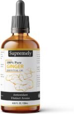 Ginger Essential Oil | Best Ginger Oil For Belly Fat Reduction, Lymphatic Drainage, Hair, Skin Care And Massage Oil | 100% Pure & Natural Herbal Formula By Supremely (120ML) - Image 2