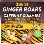 Ginger Roars - Caffeine Chews - 12 Servings Each 33mg with a Delicious Natural Flavour & Fiery hint. Plant Based Energy Shots, a Vegan Healthy Snack for Adults. - Image 2