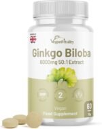 Ginkgo Biloba 6,000mg Tablets - Ginko Biloba High Strength Herbal Supplement - Memory Supplement for Brain and Focus - Image 2